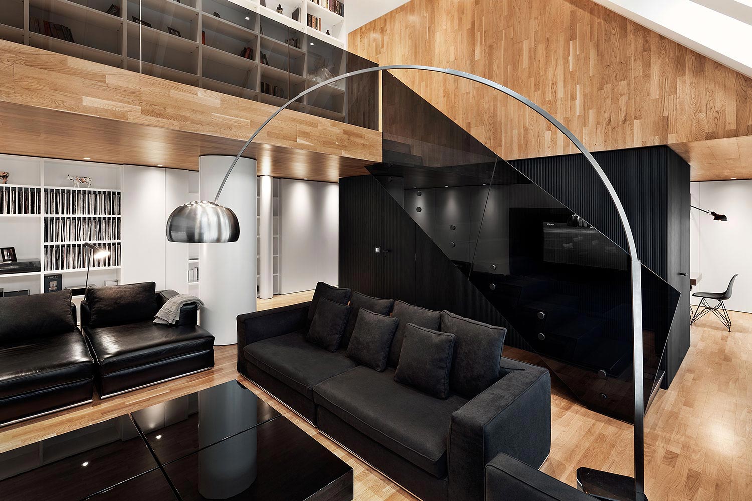 Modern City Loft That Combine Black White And Natural Wood Designed By Studio Mode In Sofia Bulgaria Caandesign Architecture And Home Design Blog