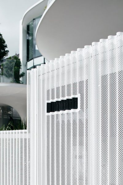 CORRUGATED PERFORATED FRONT GATE AND BOUNDARY WALL